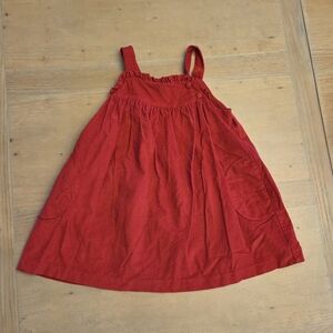 Little English Vibrant Red Dress